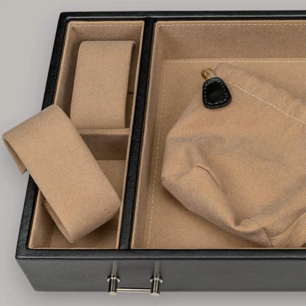 WINDROSE | Schmuckkoffer Ambiance Rindleder schwarz (803244.08)